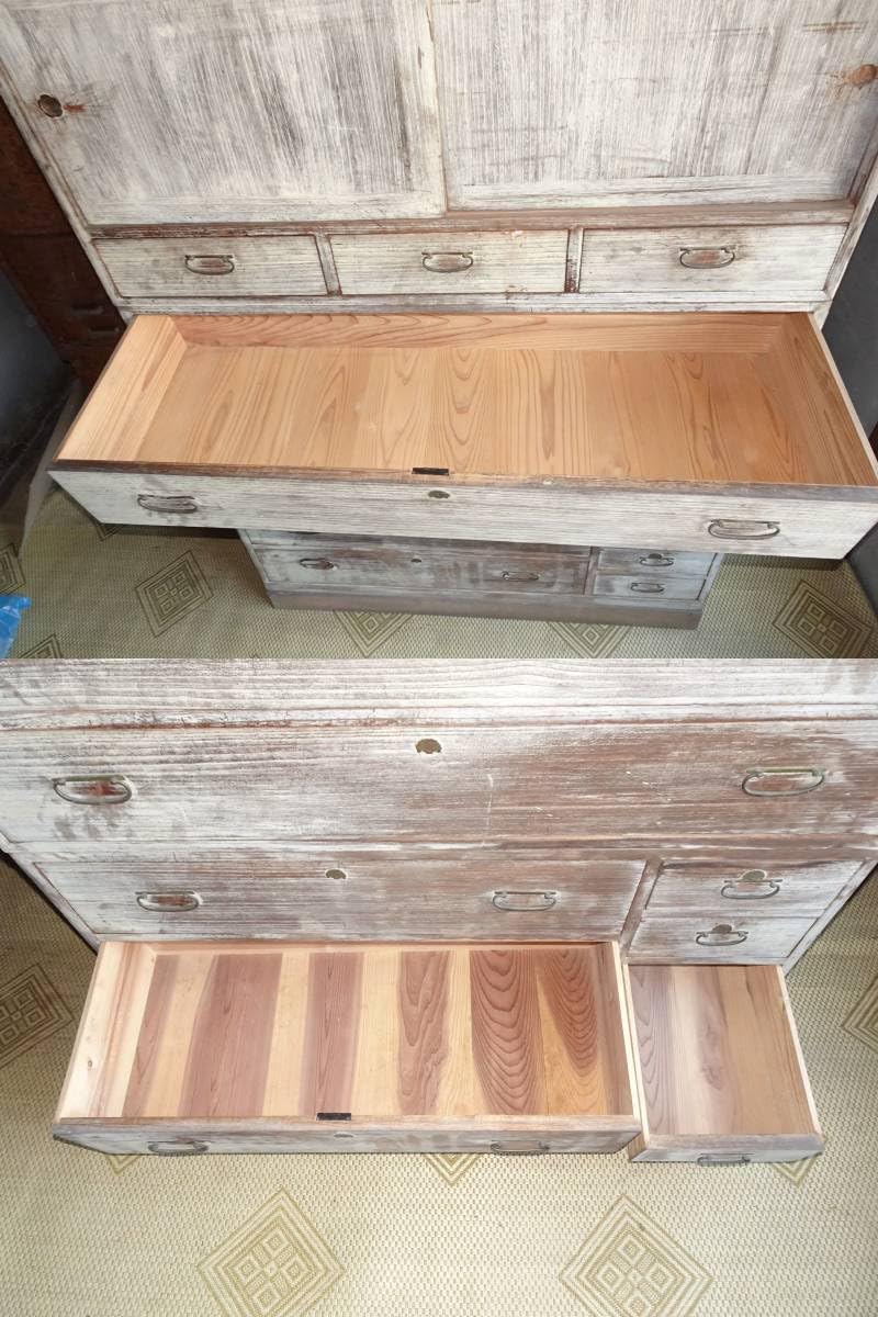 Amazon.co.jp: 桐箪笥タンス昭和レトロアンティーク古民家和家具骨董品